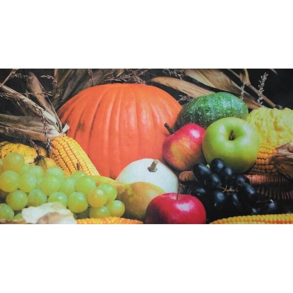 Custom Printed Rugs DM 82 Holiday Harvest Non Slip Indoor Door Mat 27 x 18 in DM 82 - main